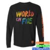 For King And Country Merch Store World On Fire Long Sleeve Tee Ivory