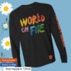 kenny For King And Country Merch Store World On Fire Long Sleeve Tee Blacka