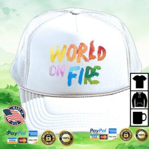 For King And Country Merch Store World On Fire Trucker Hat For King And Country Merch Store World On Fire Trucker Hat