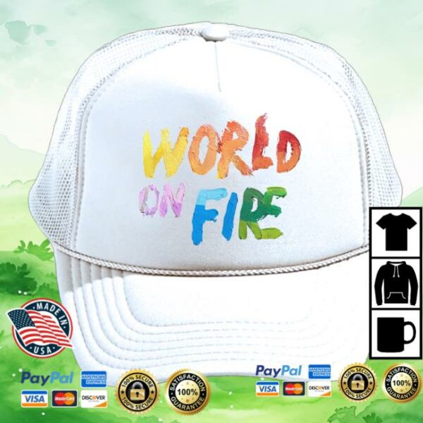 For King And Country Merch Store World On Fire Trucker Hat