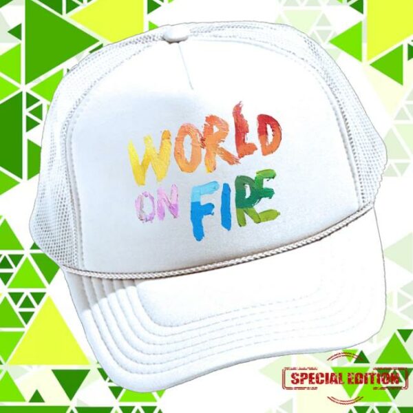 For King And Country Merch Store World On Fire Trucker Hat