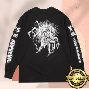 Popcorn Store Merch Supreme Yohji Yamamoto LS Black Tee