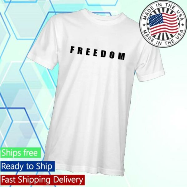Resist The Mainstream Store Merch Freedom White T-Shirt