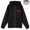 kenny judas priest shop store merch shield of pain badge zip hoodie