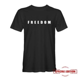 Resist The Mainstream Store Merch Freedom Black T-Shirt