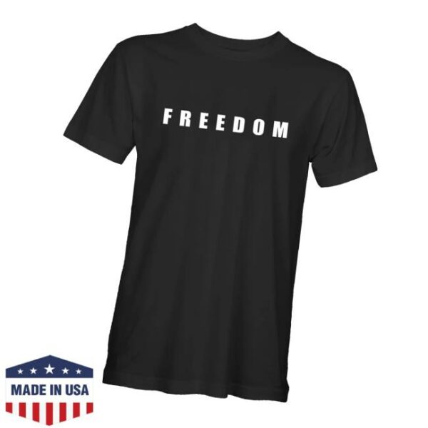 Resist The Mainstream Store Merch Freedom Black T-Shirt