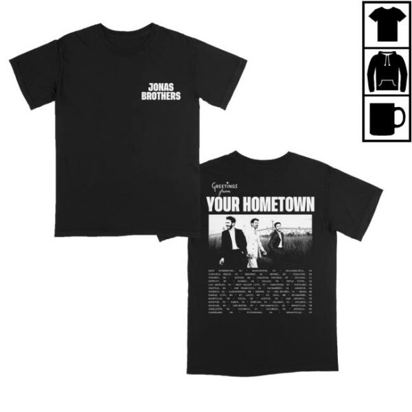 Jonas Brothers Merch Store Greetings Admat Tour Tee