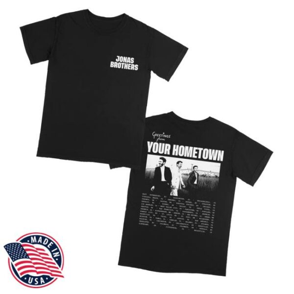 Jonas Brothers Merch Store Greetings Admat Tour Tee