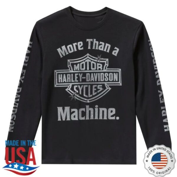 Daytona Harley Davidson Store Merch Harley-Davidson Men’s More Than A Machine Long Sleeve Shirt