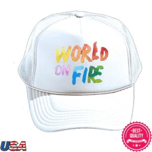 Forking And Country Merch Store World On Fire Trucker Hat