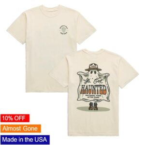 National Park After Dark Merch Store Haunted T-Shirt Ivory