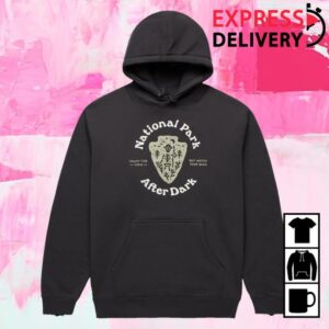 National Park After Dark Merch Store Logo Hoodie Charcoal