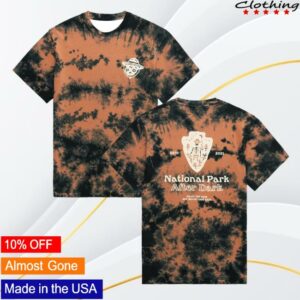 National Park After Dark Merch Store Logo T-Shirt Fall Cloudwash