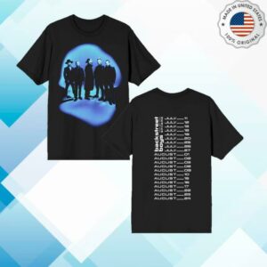 Backstreet Boys Store Merch Black Denim Glow Photo Tee