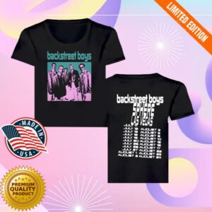 Backstreet Boys Store Merch Pink Silhouette Tee