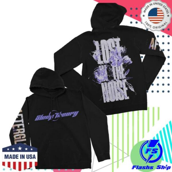 Sleep Theory Store Merch Afterglow Lost In The Noise Pullover Black Hoodie