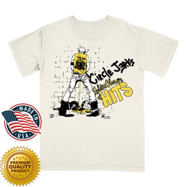 Circle Jerks Store Merch Golden Shower Of Hits T-Shirt