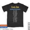 Circle Jerks Store Merch Skankman 2025 Tour Zip-Up Black Hoodie
