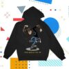 kenny circle jerks store merch skankman 2025 tour zip up black hoodie w