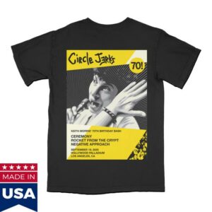 Circle Jerks Store Merch Shepard Fairey Keith Birthday T-Shirt