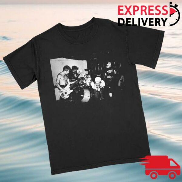 Circle Jerks Store Merch Naomi Petersen Group Photo T-Shirt