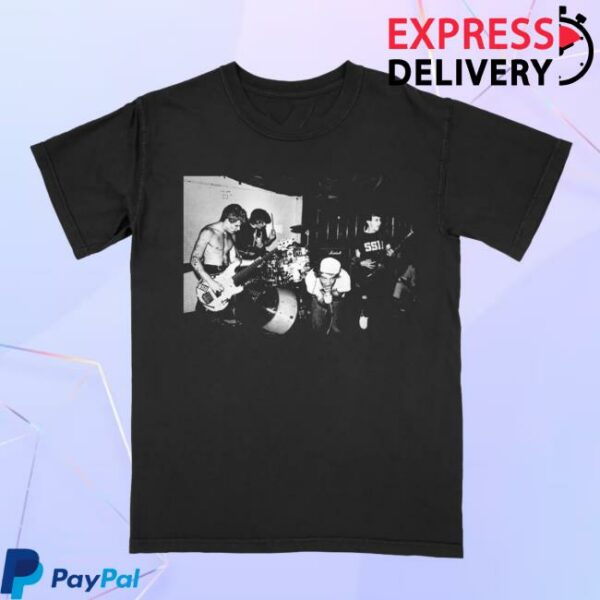 Circle Jerks Store Merch Naomi Petersen Group Photo T-Shirt