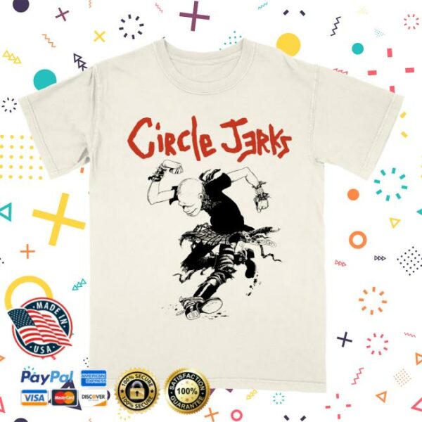 Circle Jerks Store Merch Skankman Outline T-Shirt