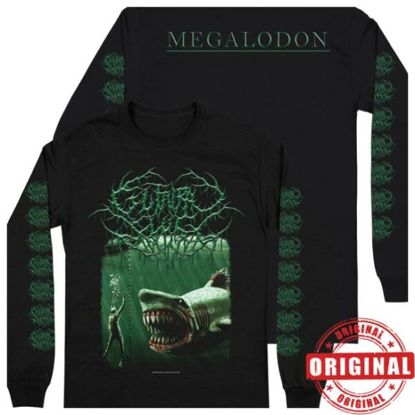 Realityfade Store Merch Guttural Slug ‘Megalodon’ Long Sleeve