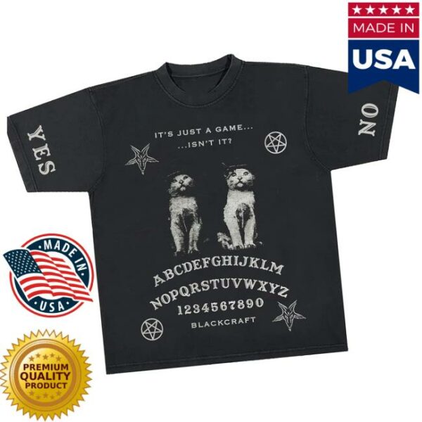 Blackcraftcult Store Merch Ouija Cats T-Shirt