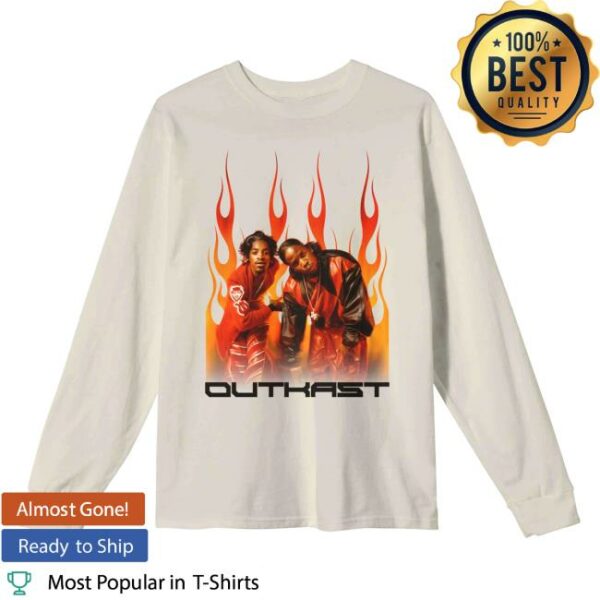 Outkast Store Merch Outkast Flames Longsleeve