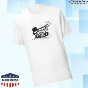 Gas Digital Merch Store High Society Radio Logo White Tee Gas Digital Merch Store High Society Radio Logo White Tee