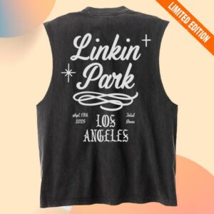Linkin Park Store Merch Lpla Sleeveless Vintage Black Tee