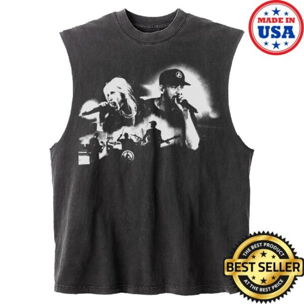 Linkin Park Store Merch Lpla Sleeveless Vintage Black Tee