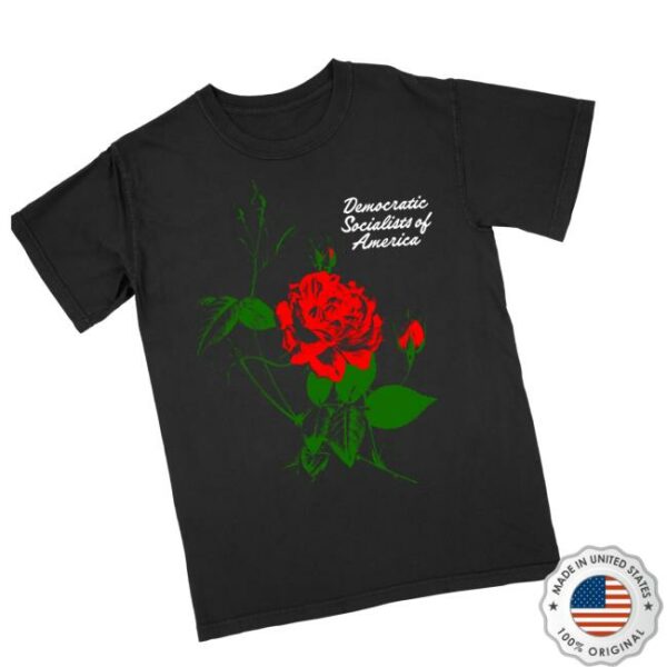 Dsausa Store Merch Democratic Socialists Of America Ronin Rose T-Shirt