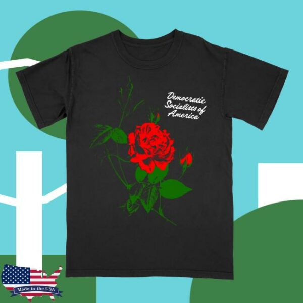 Dsausa Store Merch Democratic Socialists Of America Ronin Rose T-Shirt