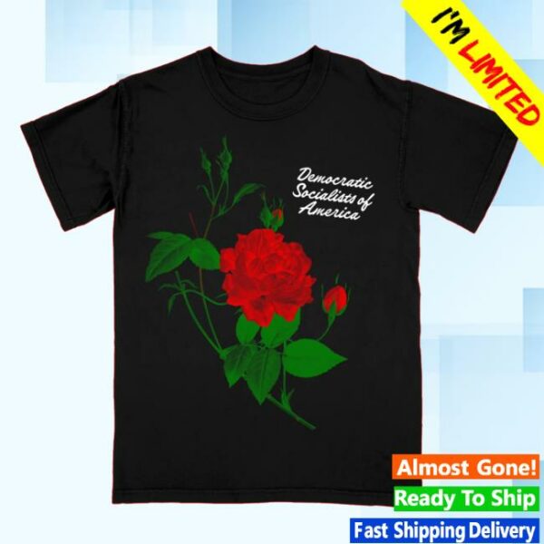 Dsausa Store Merch Democratic Socialists Of America Ronin Rose T-Shirt
