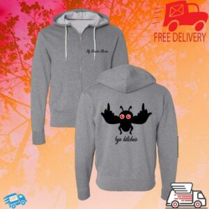 My Favorite Murder Merch Store Mothman Unisex Zip-Up Hoodie