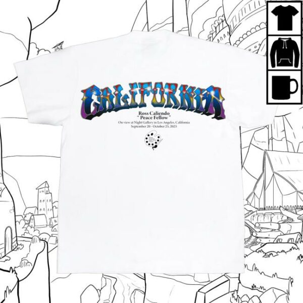 Online Ceramics Merch Store California White Tee