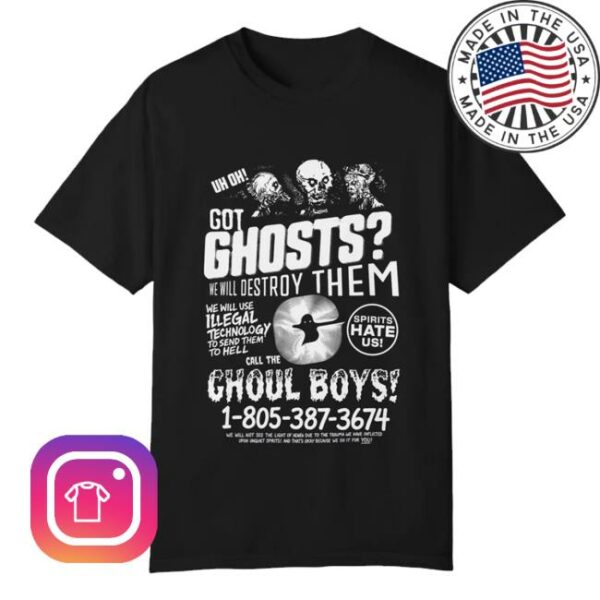 Watcher Store Merch Ghoul Boys Tee Black