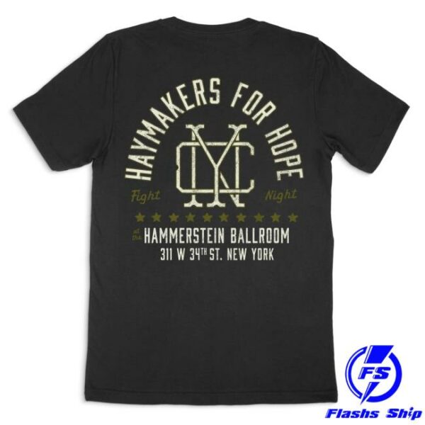 Streaker Sports Store Merch Haymakers For Hope Nyc Tee