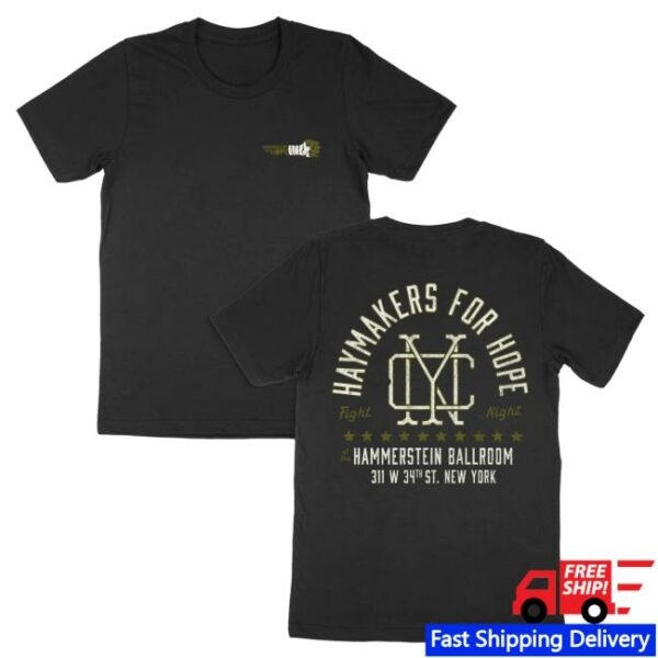 Streaker Sports Store Merch Haymakers For Hope Nyc Tee
