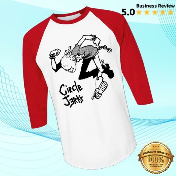 Circle Jerks Official Store Merch Skankman Raglan