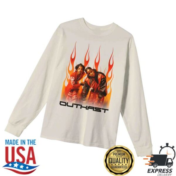Outkast Merch Store Outkast Flames Longsleeve