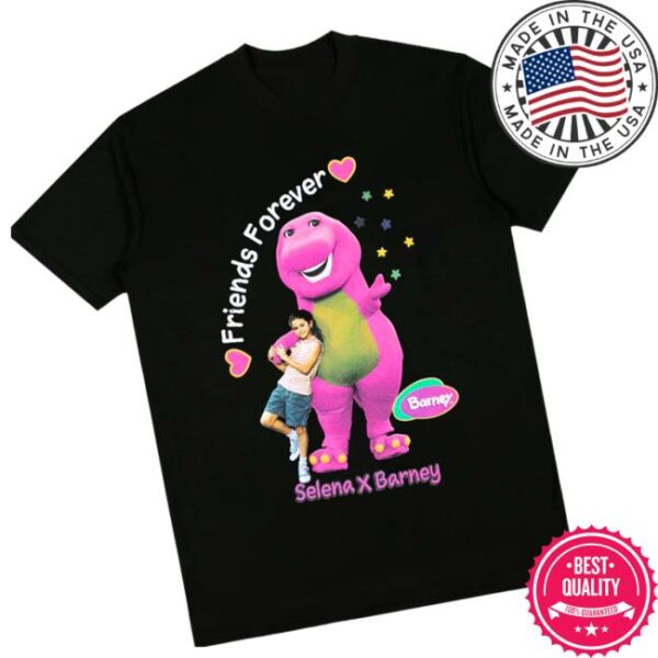 Complex Store Merch Shop Selena Gomez Barney X Selena I Love You Black Tee