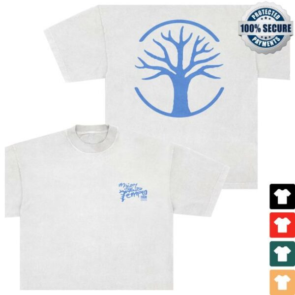 30Praum Store Merch Shop Camiseta Mqtt Tour Logo Azul Off White Shirt