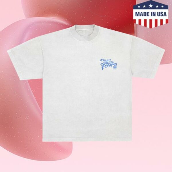 30Praum Store Merch Shop Camiseta Mqtt Tour Logo Azul Off White Shirt