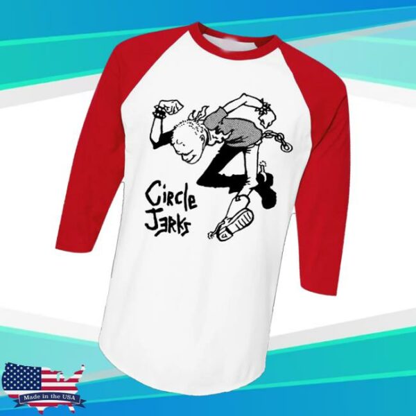 Circle Jerks Store Merch Skankman Raglan