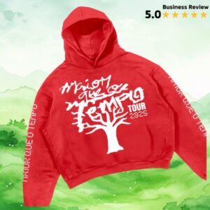 30Praum Store Merch Shop Mqot Tour Vermelho Hoodie