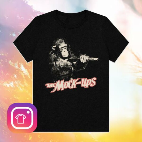 Gauzy Records Store Merch Shop The Mockups Monkey T-Shirt