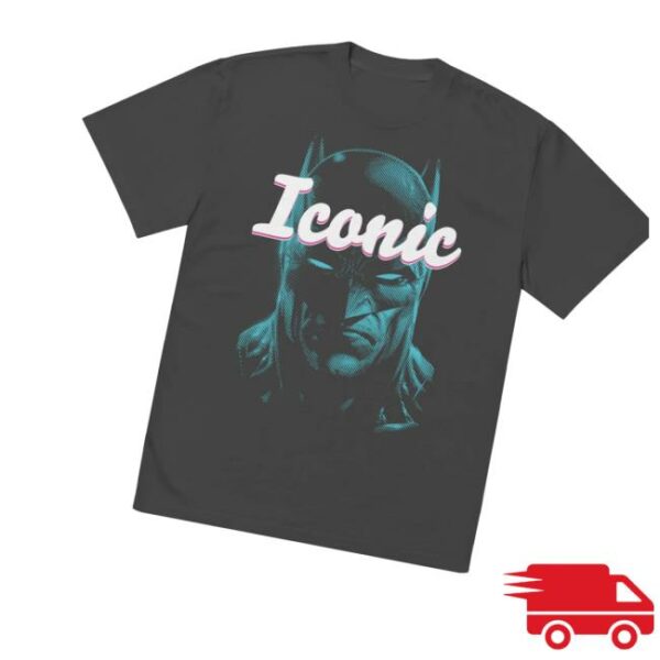 Dc Shop Merch Batman Iconic Oversized Faded T-Shirt